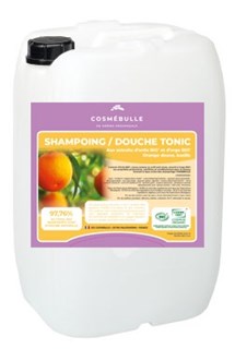 Cosmébulle Shampoing/douche tonic (orange douce, basilic) vrac 10l - 5350